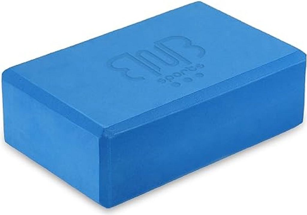 2er Pack Premium Yoga Blöcke Stabile Sportmatte, rutschfest für Pilates elastisch Bodybuilding & Fitness elastisch, Meditation Eva Schaumstoffblo...