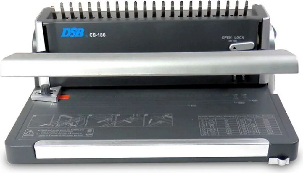 Relieuse de bureau DSB CB 180 idéale pour rapports et présentations A4