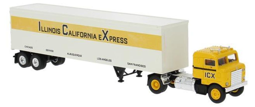 Brekina LKW Kenworth Bullnose Koffersattel ICX 85958