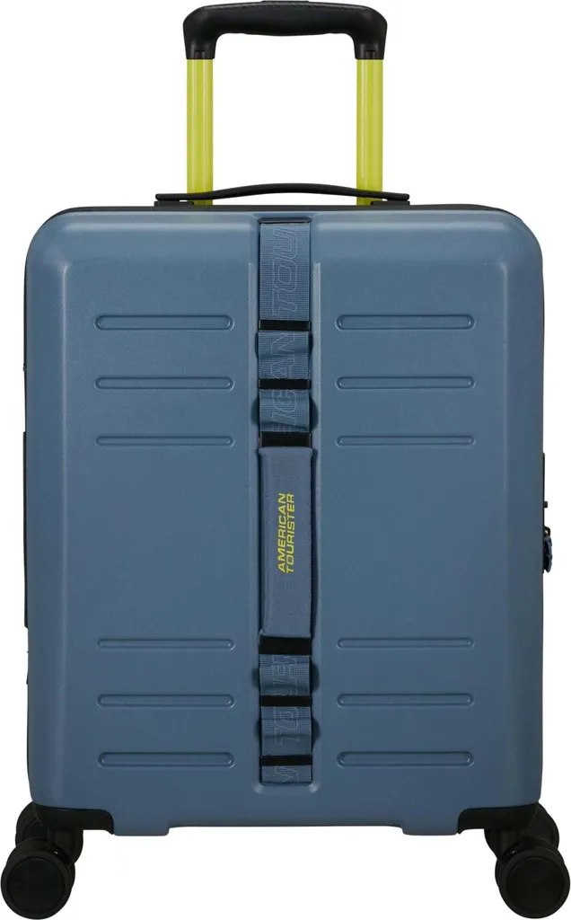 American Tourister Trailon Spinner 55/20 TSA - Valise Cabine Bleu Gris