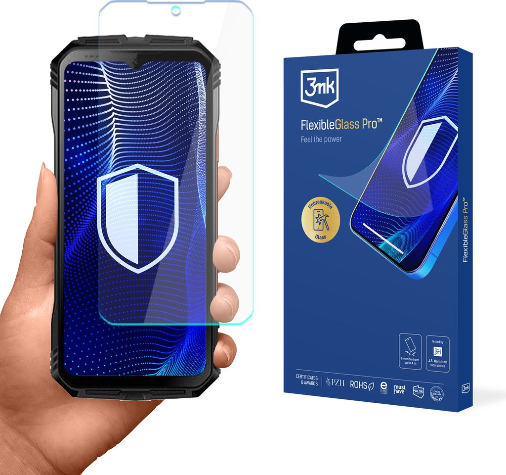 3mk Display Hybridglas FlexibleGlass Pro für Doogee V30 / S100 0,3mm