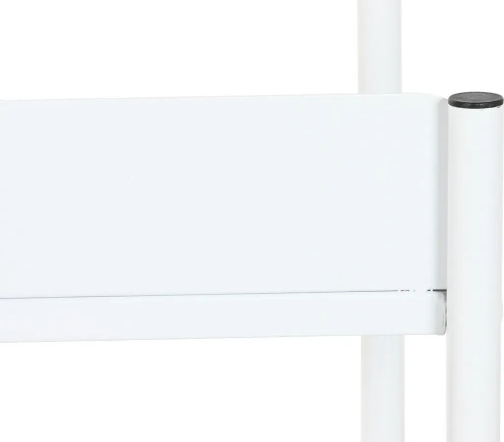 Console en métal blanc Home ESPRIT 120cm : Meuble de rangement chic - 4