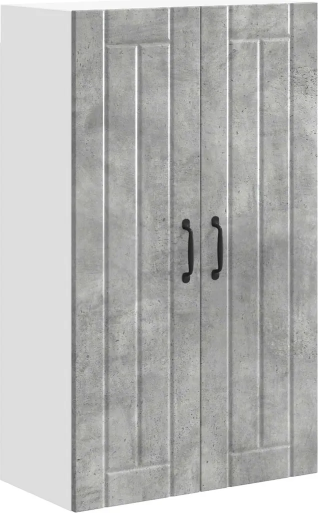 Mobile Dispensa 60x31x100 cm Grigio Cemento | Design Contemporaneo