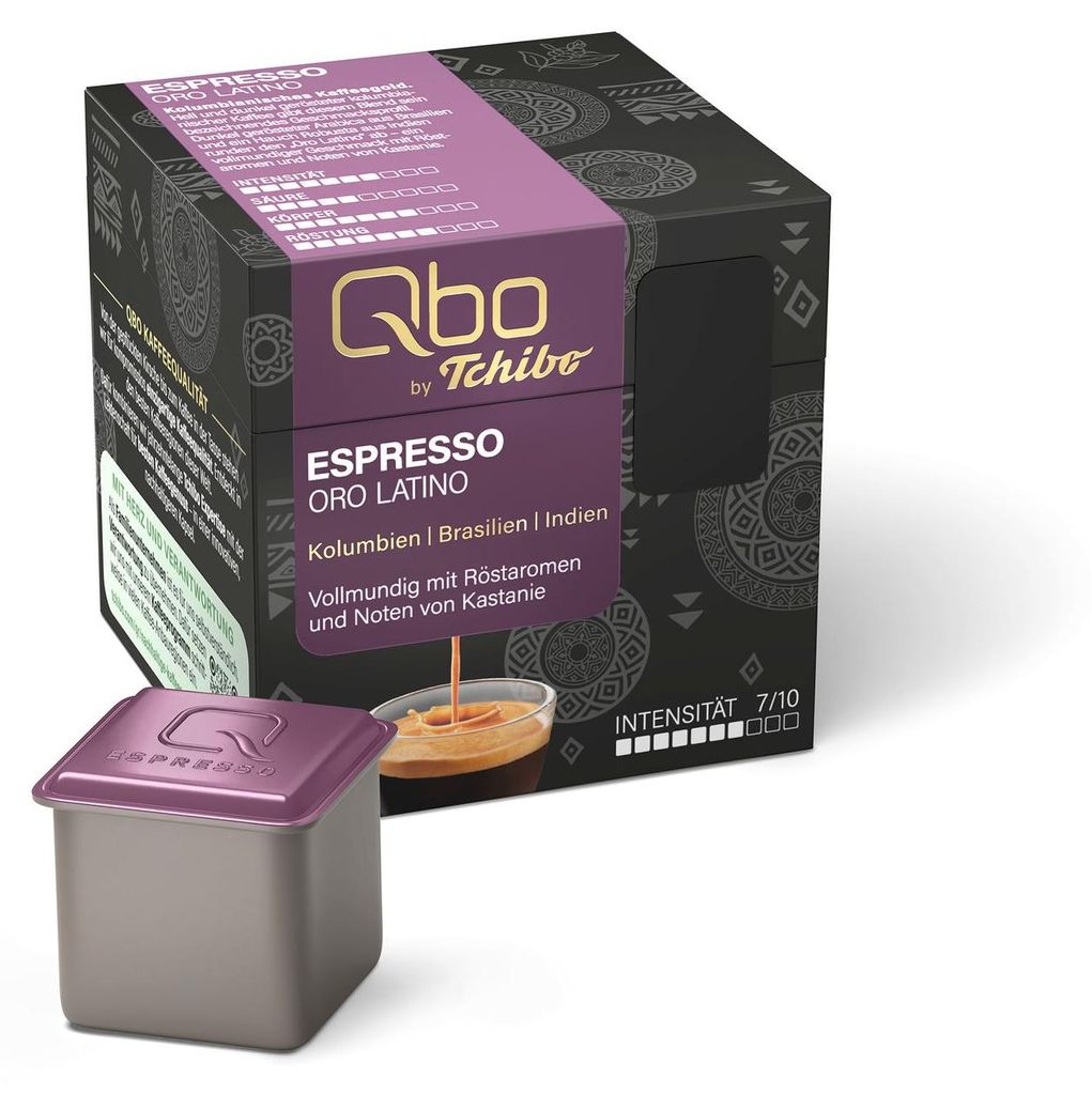 Tchibo Qbo Espresso Oro Latino Premium Kaffeekapseln, 8 Produktbild 