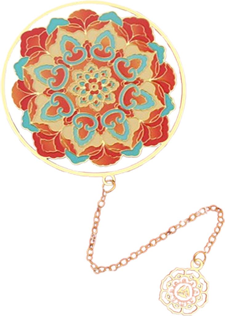 INF Exquisites Lesezeichen mit Ausschnitt - Einzigartiges, künstlerisches chinesisches Design Modell 11