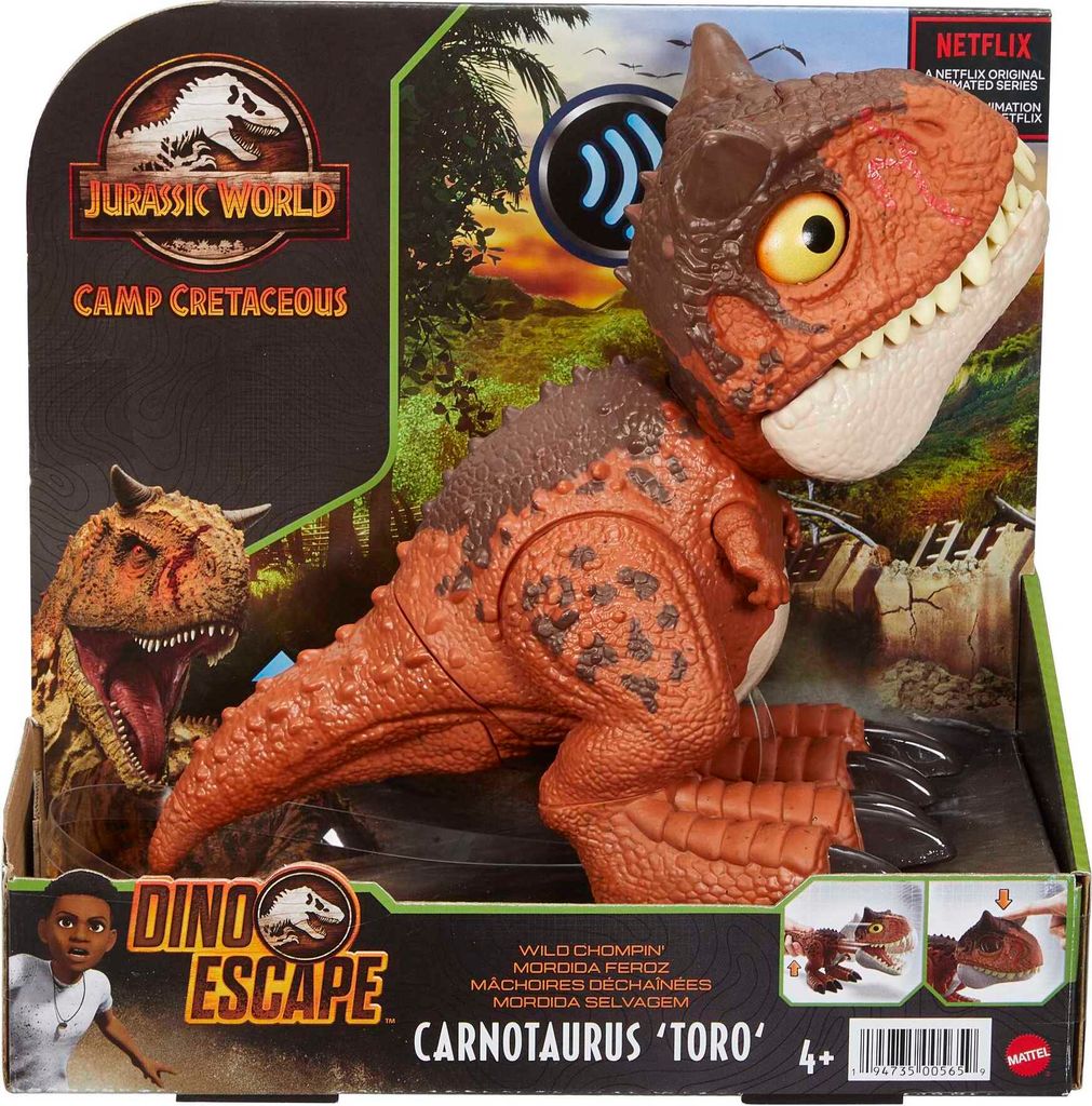 MATTEL Jurský svět: Křídový kemp Carnotaurus Toro Obrázok produktu 