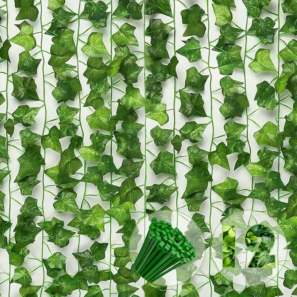 Lierre Artificiel 2,2m Sans Entretien pour Cacher Vis-à-Vis Balcon et Jardin