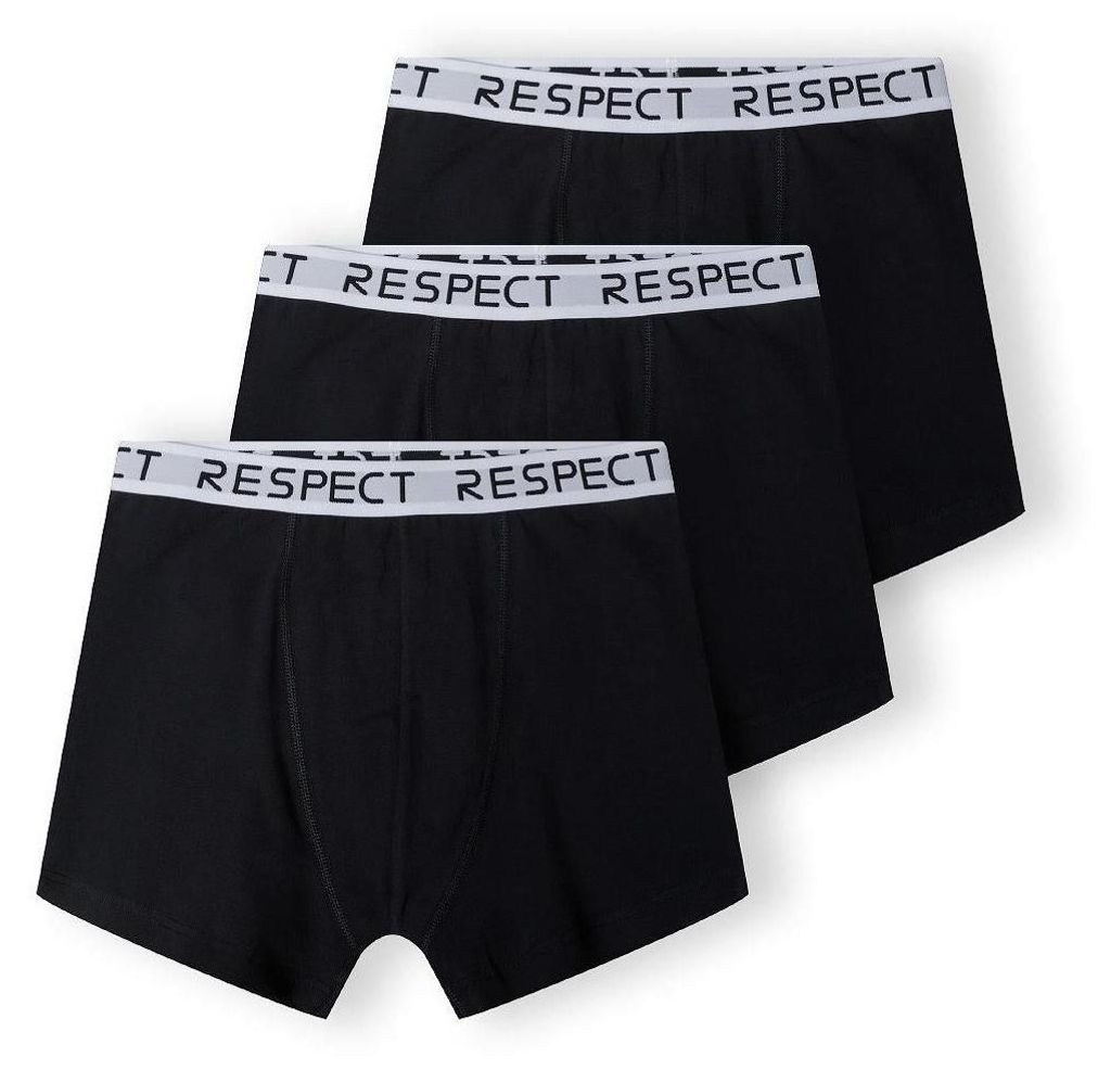 Minoti Boxershorts Baumwolle 3er Pack Schwarz Gr. X Large für Jungen