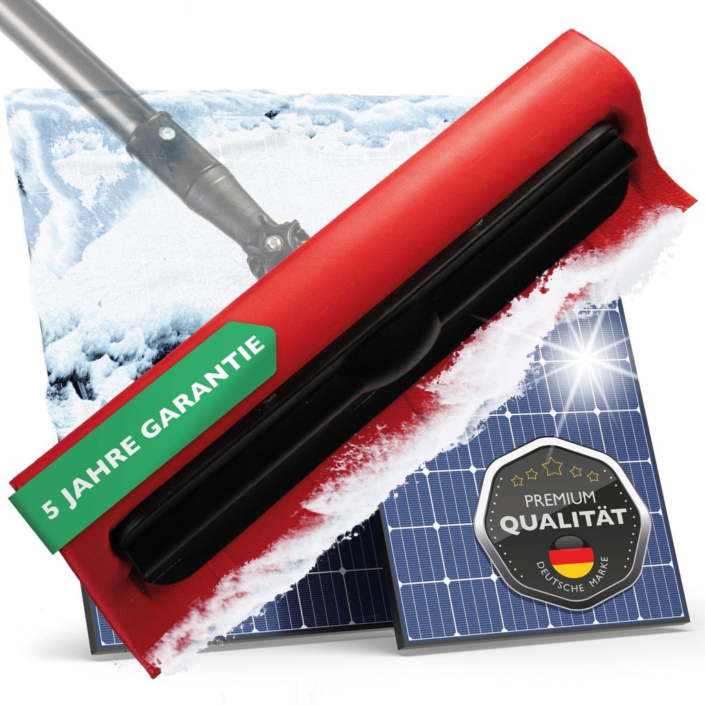 Photovoltaik Schneeschieber [OHNE KRATZER] Schneeschaufel Produktbild 