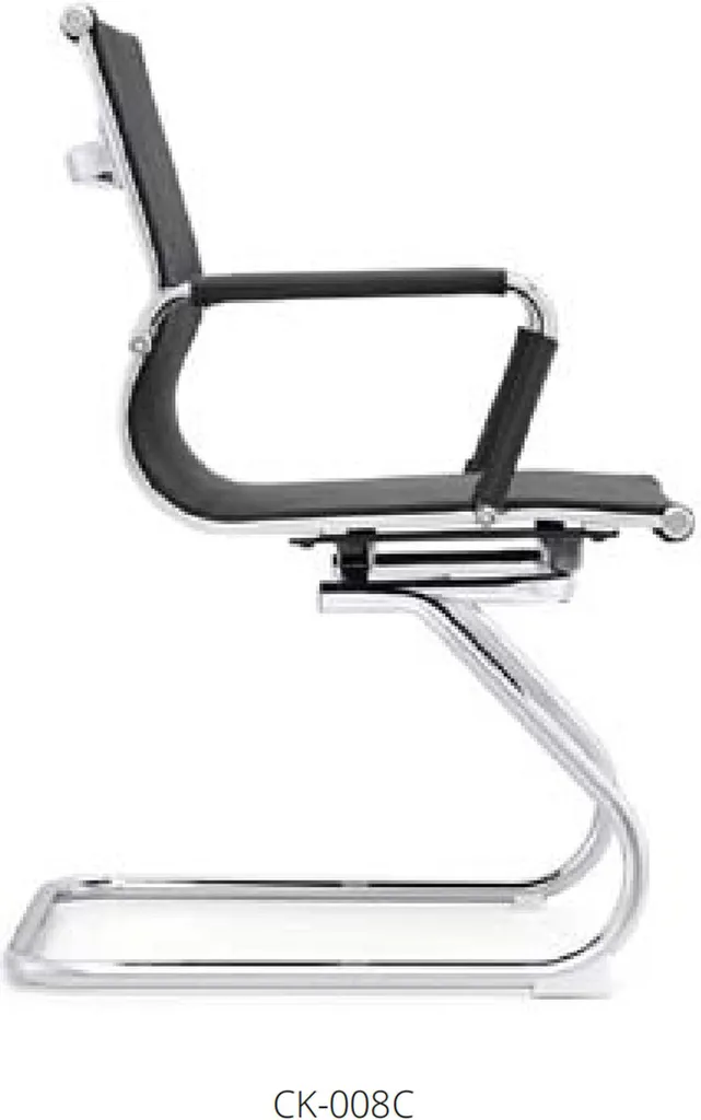 Chaise de salle à manger moderne noire en inox brossé haute qualité