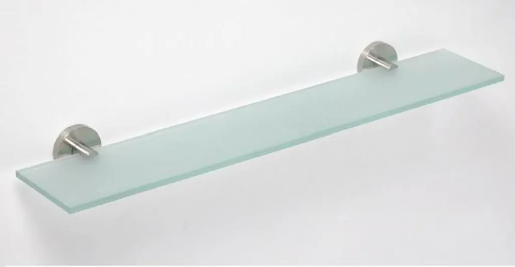 Étagère de douche murale NEO en verre trempé finition chic 60x13x5,5cm
