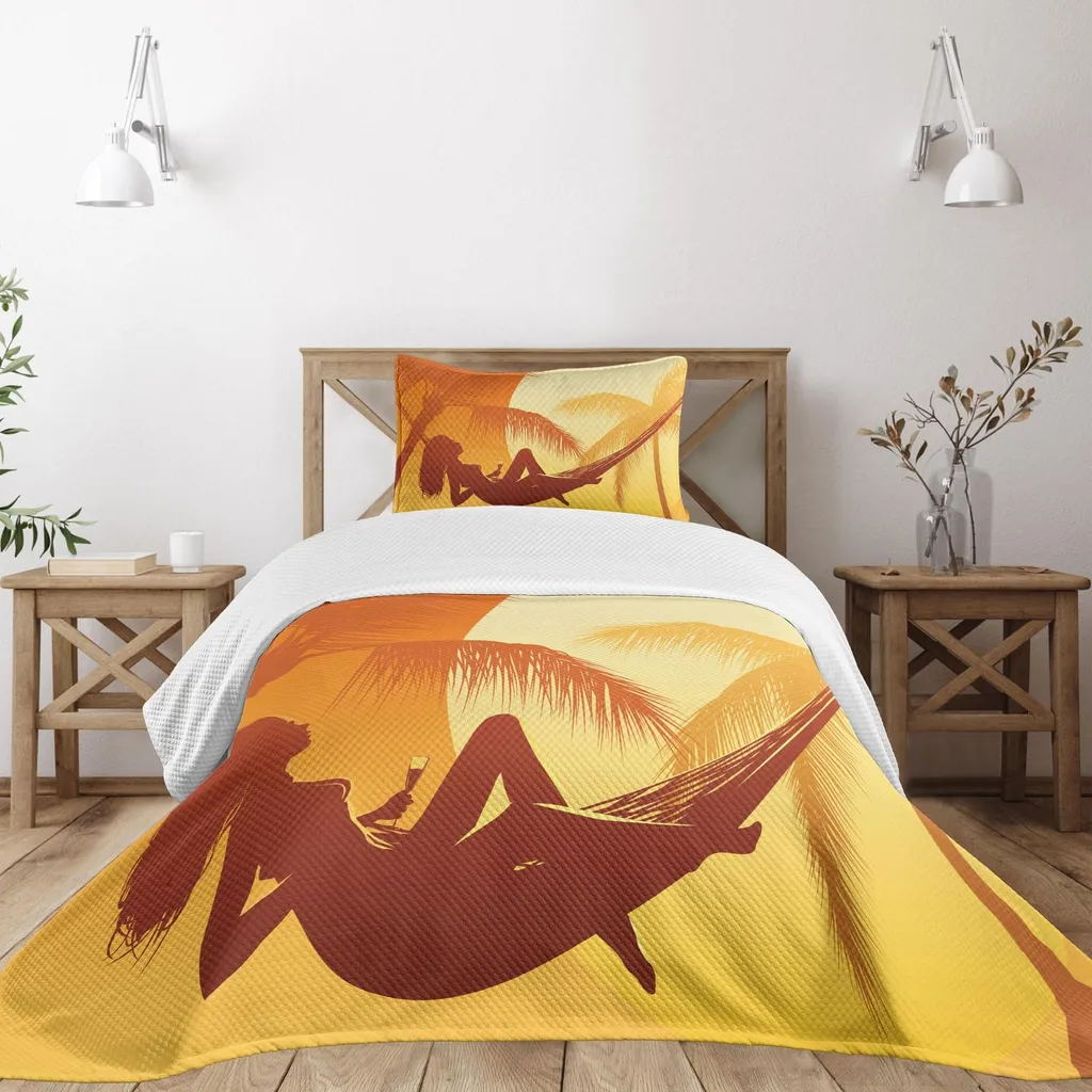 Arazzo Da Parete E Copriletto Africa Safari Tramonto 230x140 Cm - Tessuto Microfibra Morbido Con Uccelli - Lavabile In Lavatrice