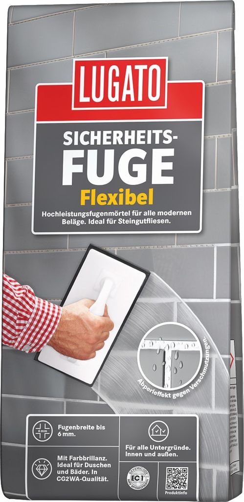 LUGATO Sicherheitsfuge flexibel manhattan 1 kg Produktbild 