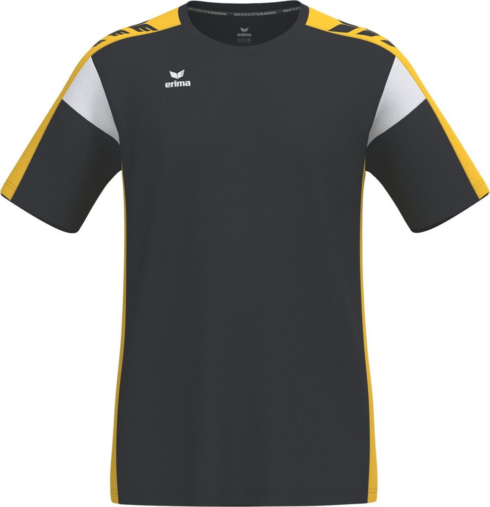 Erima Celebrate 125 T-Shirt Function Herren Damen schwarz gelb weiß Gr M