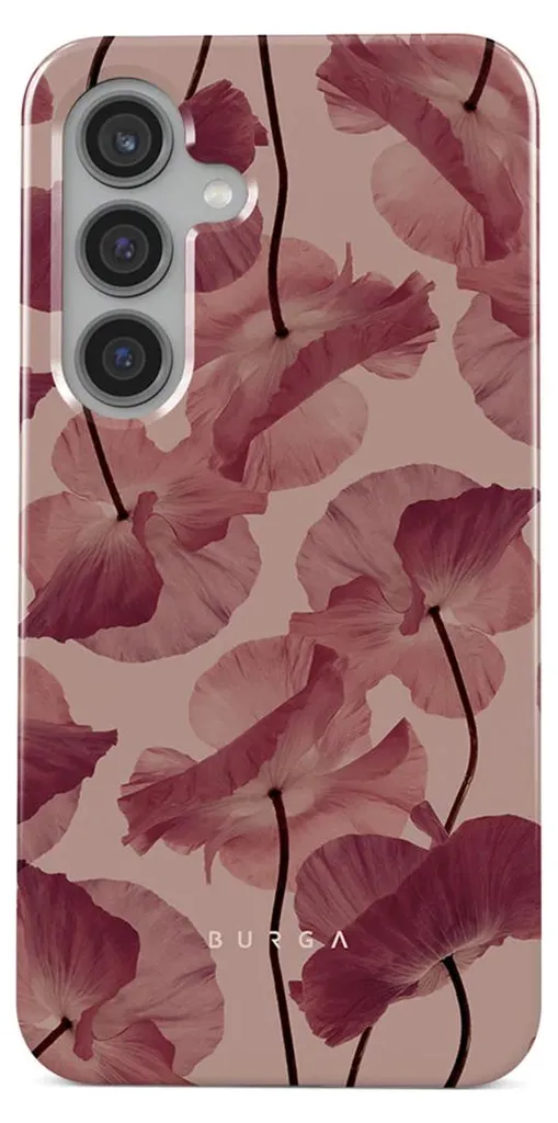 Custodia Samsung S24 Burga Tender Kiss: Protezione Rossa Quotidiana
