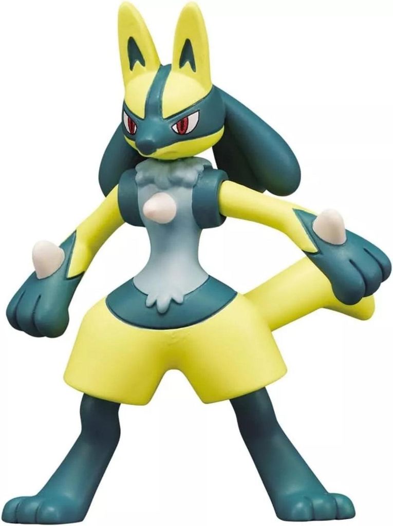 Shiny Lucario 8 cm Moncolle - Takara Tomy Pokémon Figur Produktbild 