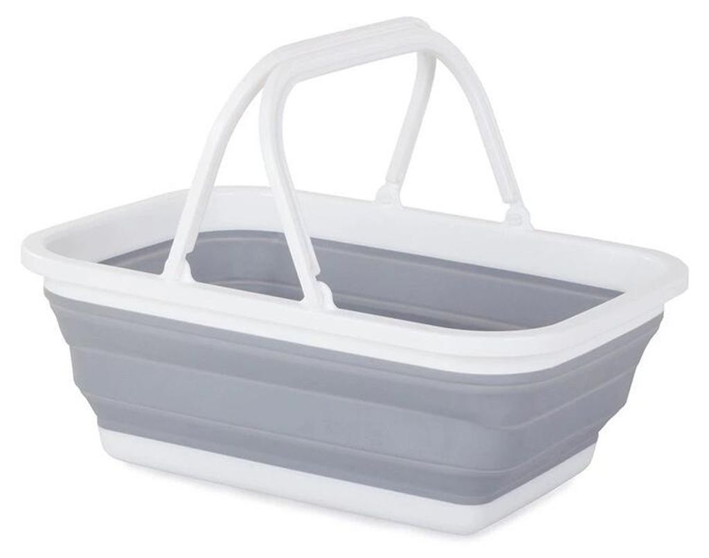 Cestino pieghevole in silicone 9L Immagine del prodotto 