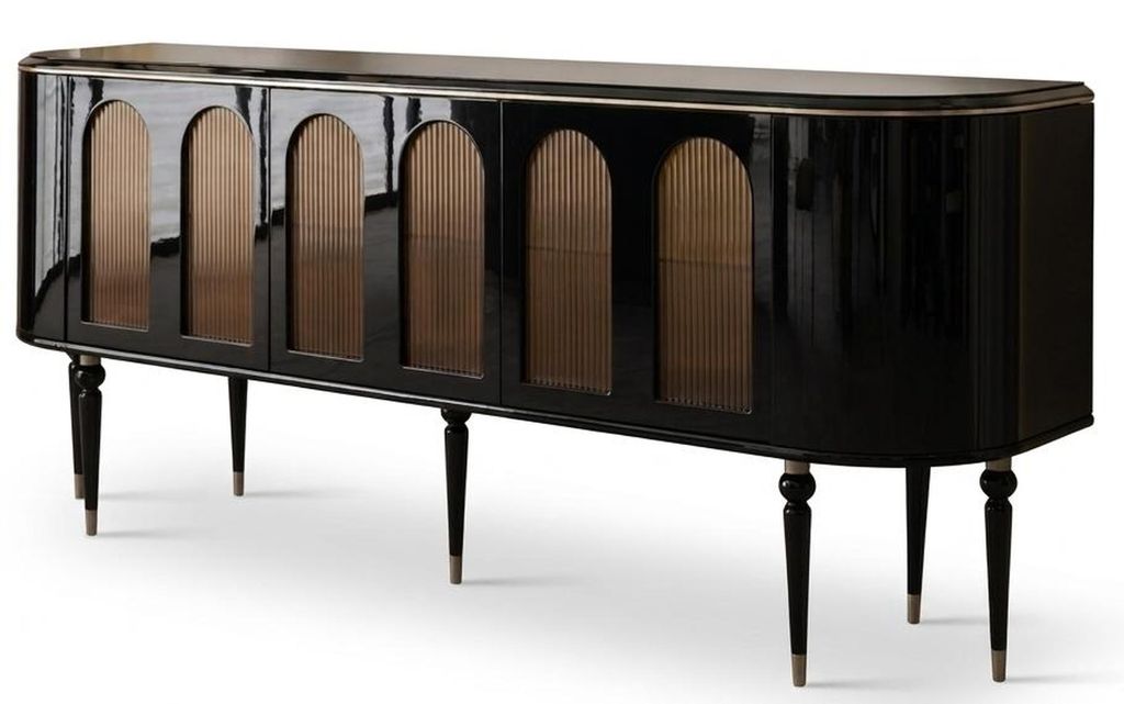 Schwarze Sideboard moderne Kommode s Design-Sideboard Buffet modern
