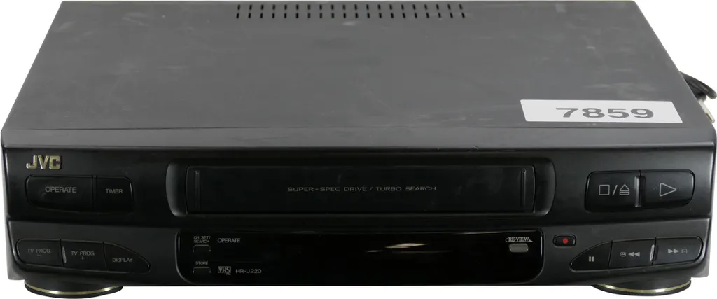 Magnétoscope JVC HR-J220E idéal pour Visionner et Numériser vos VHS Pro