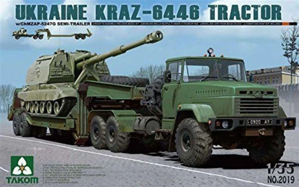 Maquette KrAZ-6446 Ukraine 1:35 Idéale pour Diorama Militaire Takom