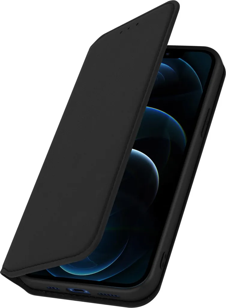 Avizar, Custodia iPhone 12 Pro Max magnetica pieghevole con funzione stand, nera