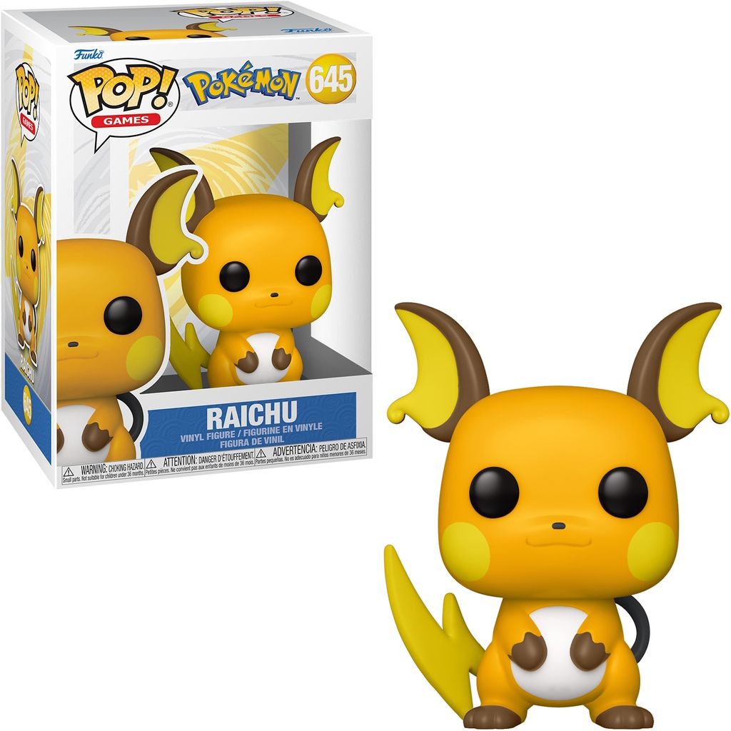 Pokemon POP! Games Vinyl Figur Raichu (EMEA) 9 cm Produktbild 2