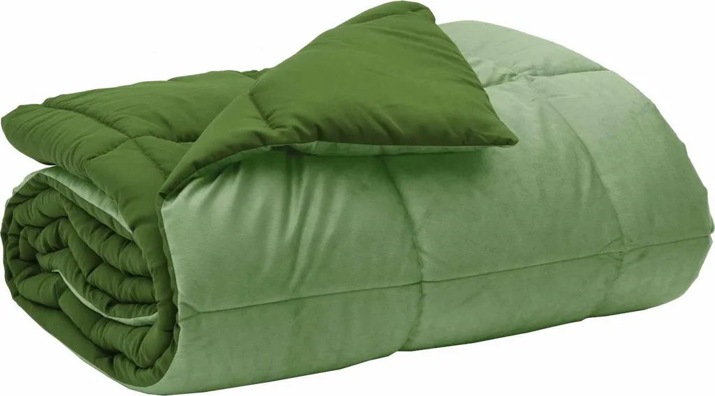 Prezzo Shock: Piumone Invernale vidaXL Verde 135x200 cm