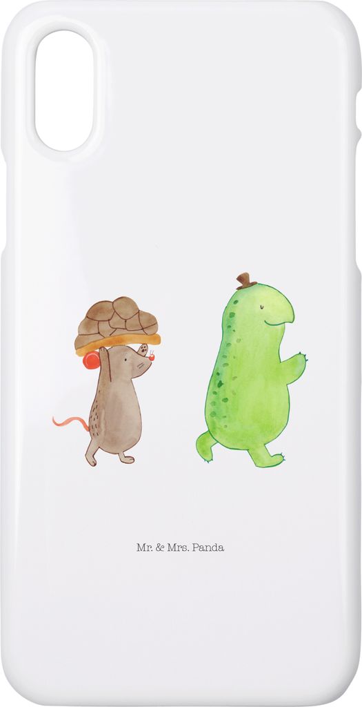 Mr. & Mrs. Panda Iphone 10 Handyhülle Schildkröte Maus - Produktbild 