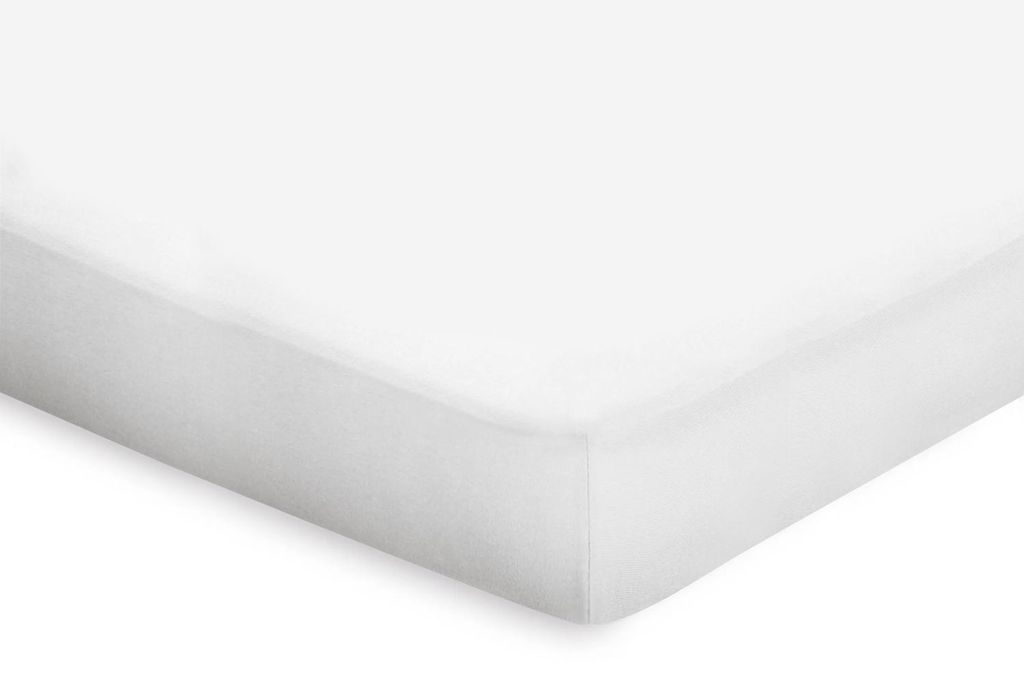 Eleganzzz Topper-Spannbetttuch Perkal – Weiß – 90x200 – speziell für Matratzentopper