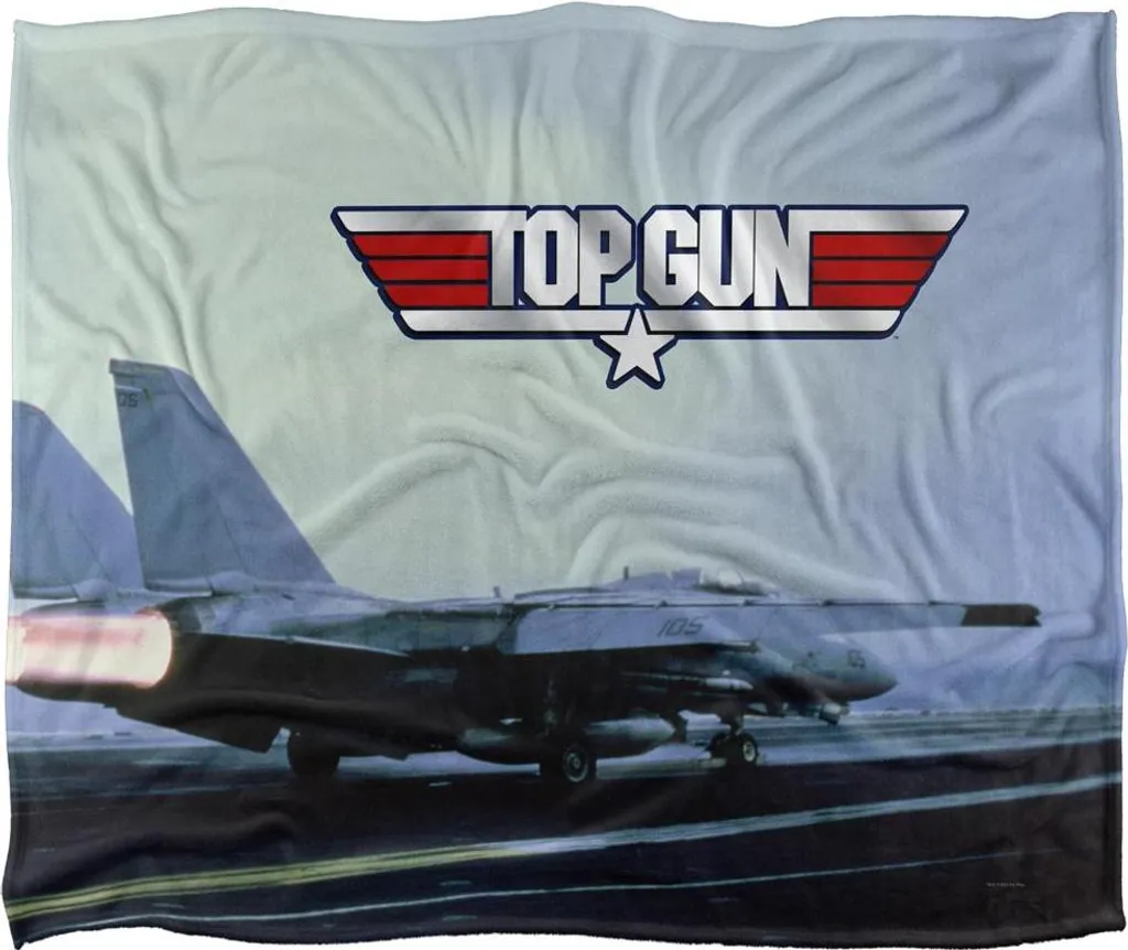 Couverture de Canapé Top Gun pour Soirée TV - Plaid Moelleux 152x127
