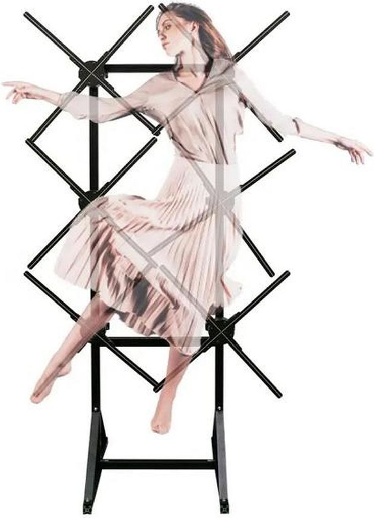 Holografischer Projektor 3D Figur Event Stand Hologramm Messen Webung Display