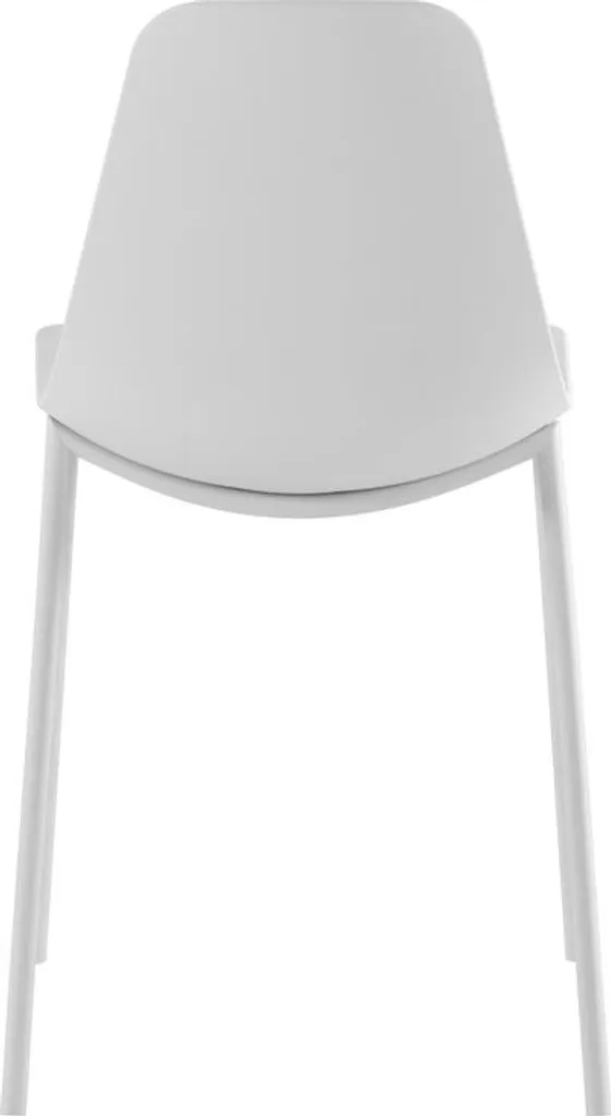 Chaise Frida Blanche en Polypropylène Lot de 4 - Empilable et Robuste - 5