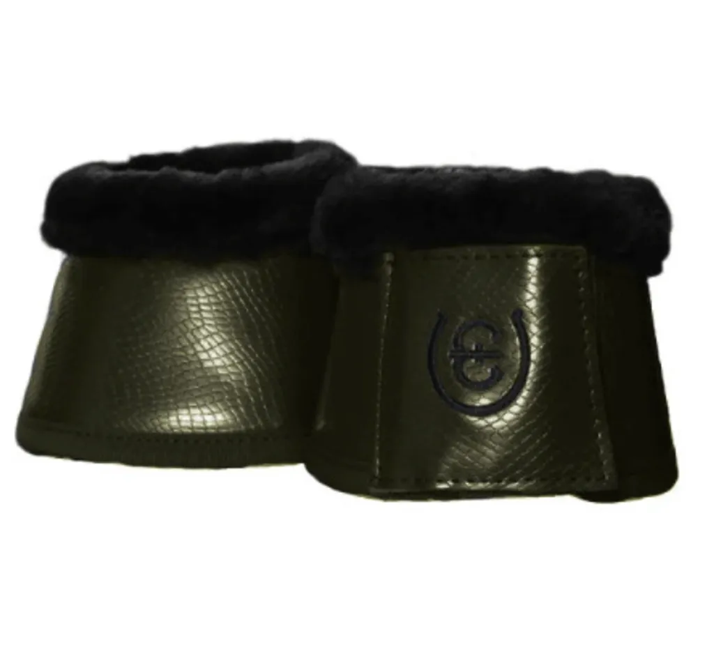 Equestrian Stockholm Hufglocken Deep Olivine S - Protège-glômes Chic