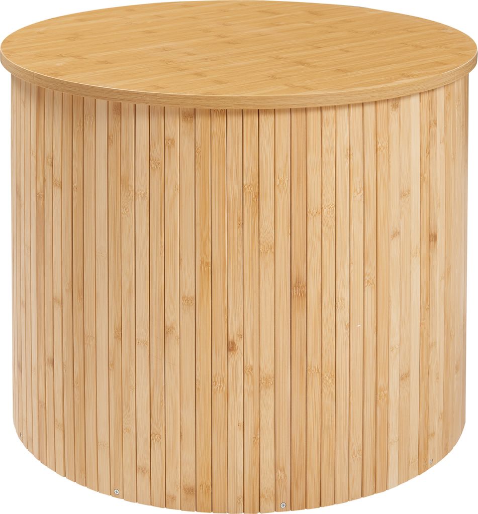 Konferenčný stolík "Ledepid" 48 x Ø60 cm okrúhly bambus + Obrázok produktu 
