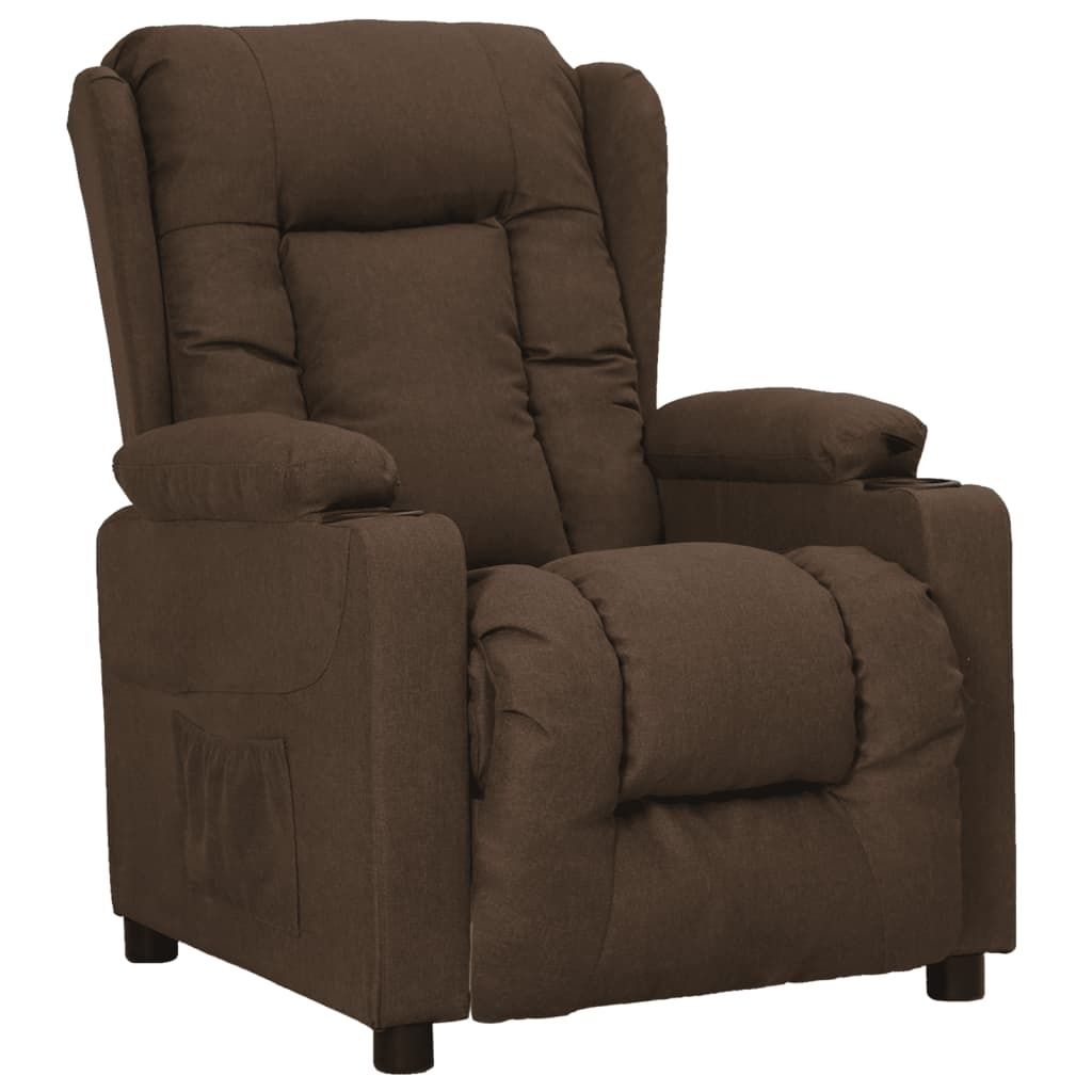 Maison Exclusive - Relaxsessel Braun Stoff