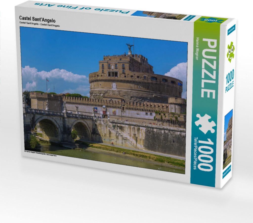 CALVENDO Puzzle Castel Sant'Angelo | 1000 Teile Lege-Größe 64x48cm Foto-Puzzle für glückliche Stunden