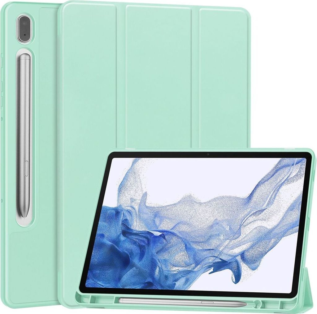 Tablet Hülle für Samsung Galaxy Tab S9, Farbe:Mintgrün