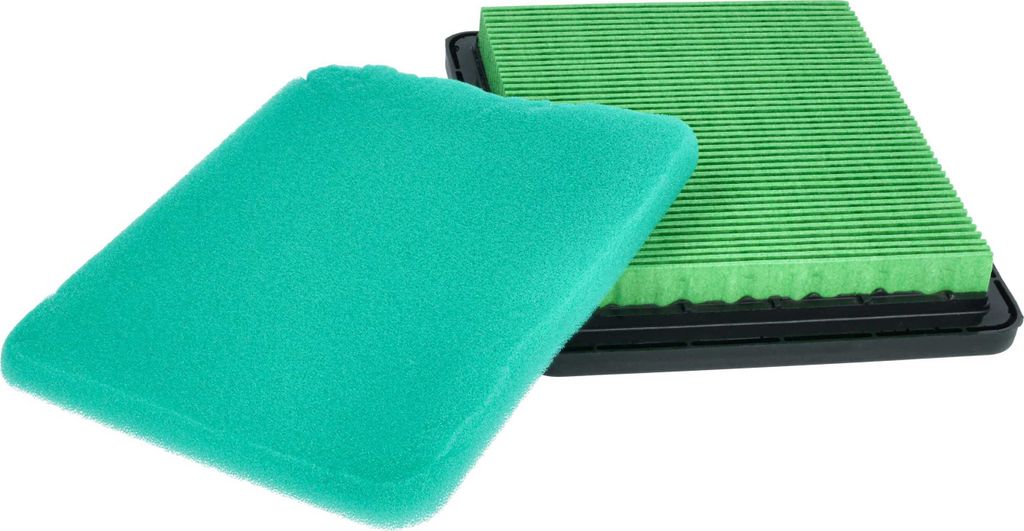 vhbw Filterset kompatibel mit Honda HRU197K1, HRU197M1, HRU19D, HRU19D1, HRU19K1, HRU19M1 Vertikutierer, Rasenmäher - 1x Vorfilter, 1x Luftfilter