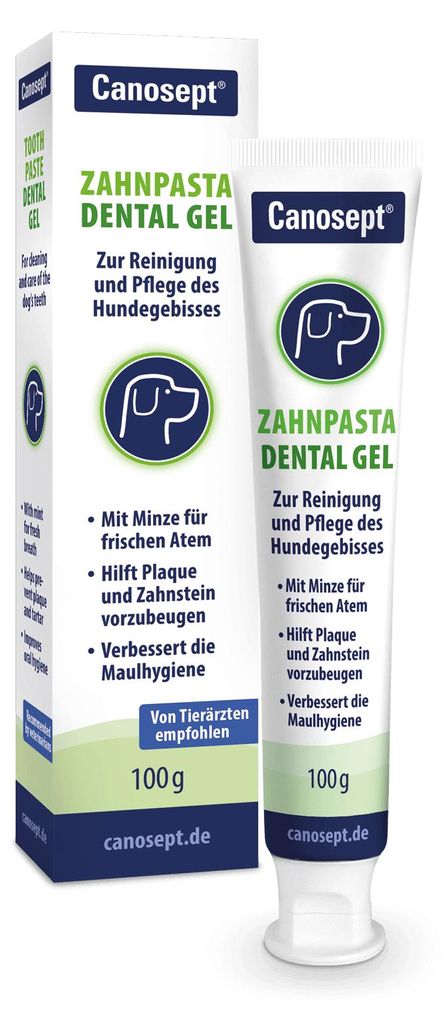Canosept Zahnpflege Dental Gel für Hunde 100 g Produktbild 