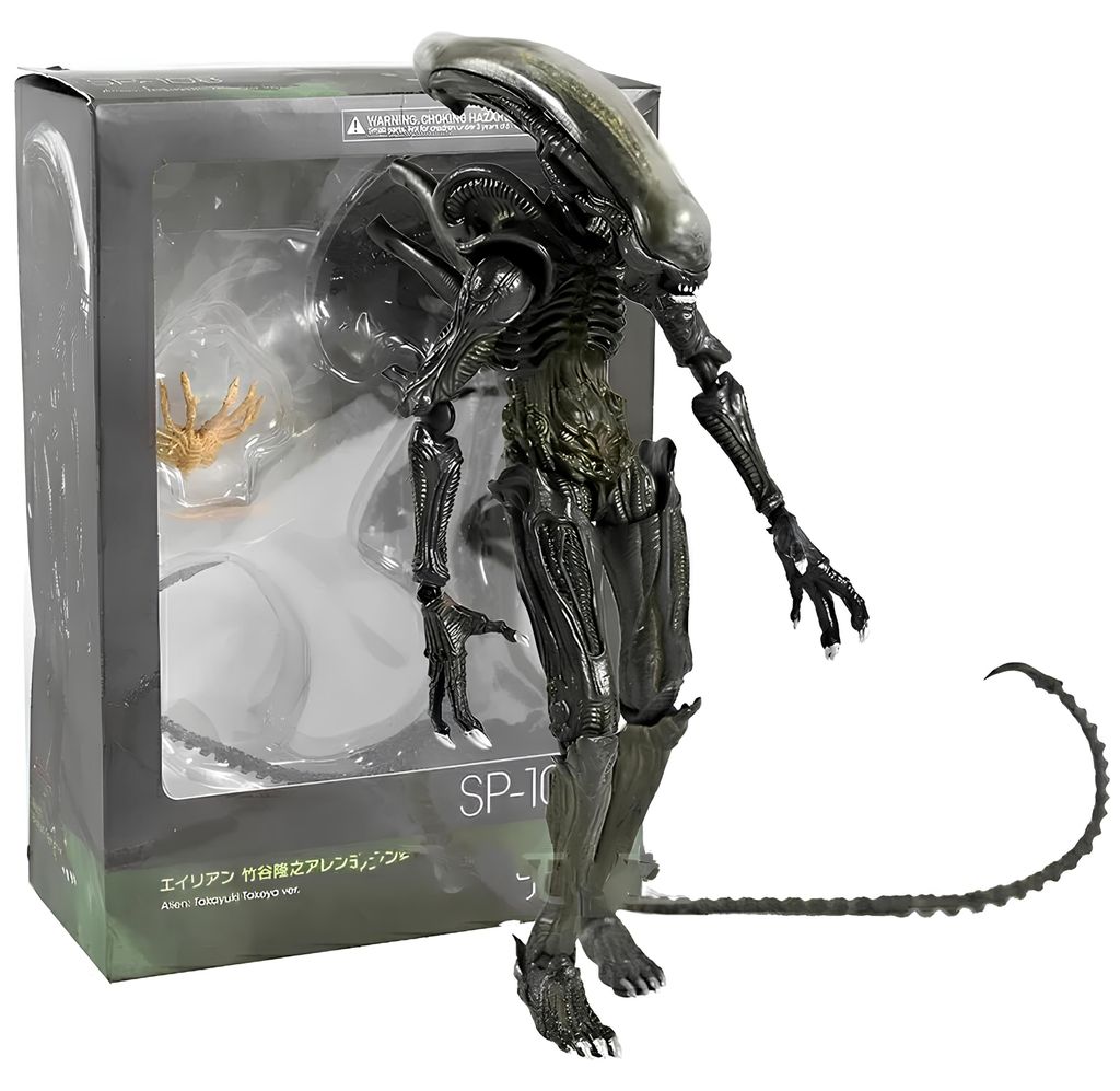 Xenomorph figure from the movie Alien 16 cm realistic Immagine del prodotto 