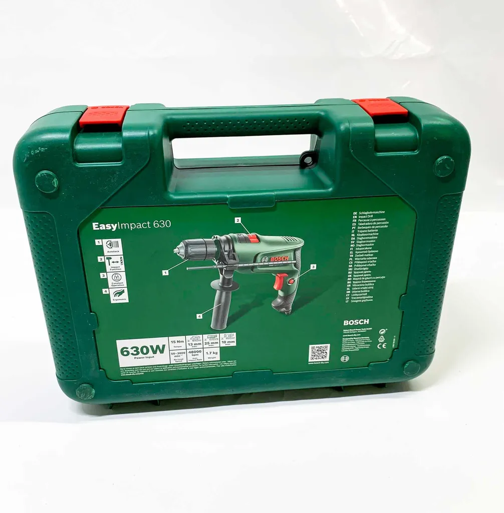 Perceuse à percussion EasyImpact 630 Bosch - Forage précis et rapide - 14