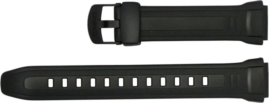 Cinturino Casio W-212H Originale 10300101 - Nero, 18mm, Spedizione Veloce