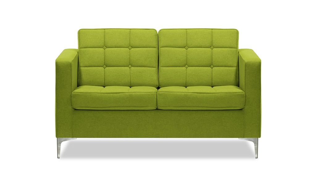 Zweisitzer-Sofa Finn - Limettengrün - Baku 7