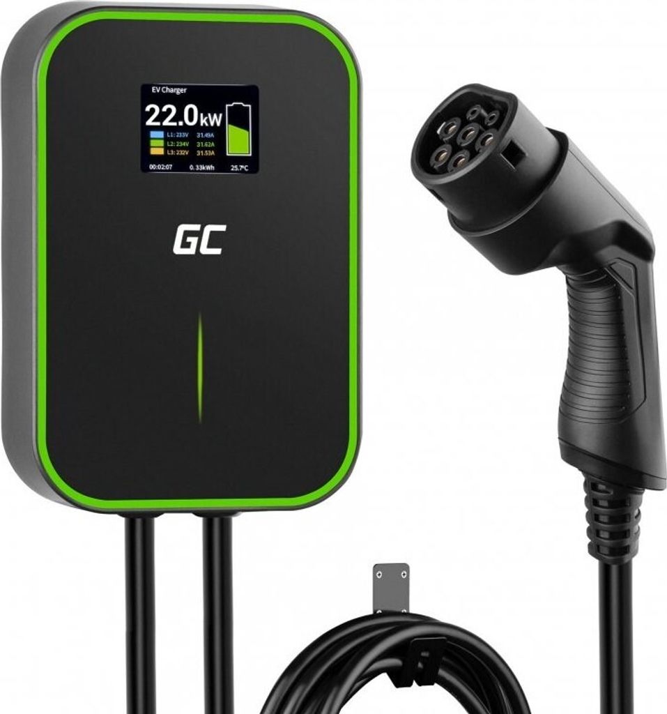 Green Cell EV14, Černá, Zeď, Hliník, LCD, Černá, IP66 Obrázek produktu 