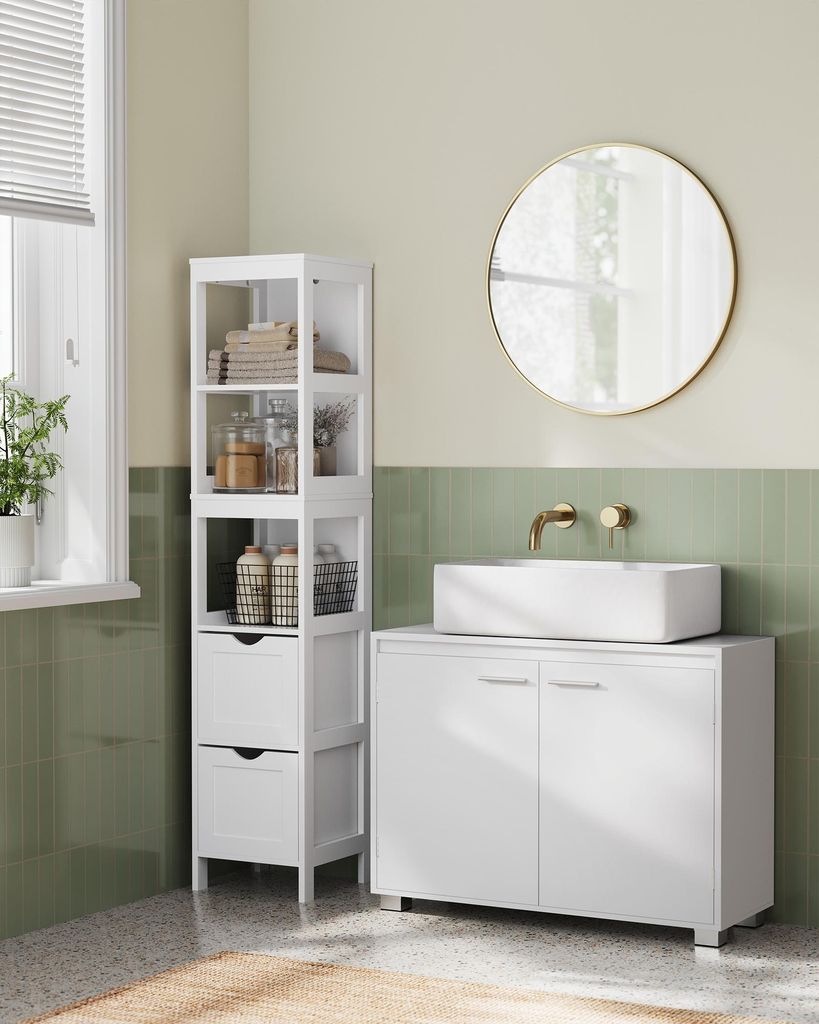 VASAGLE Waschbeckenunterschrank, Badezimmerschrank, 2 Produktbild 