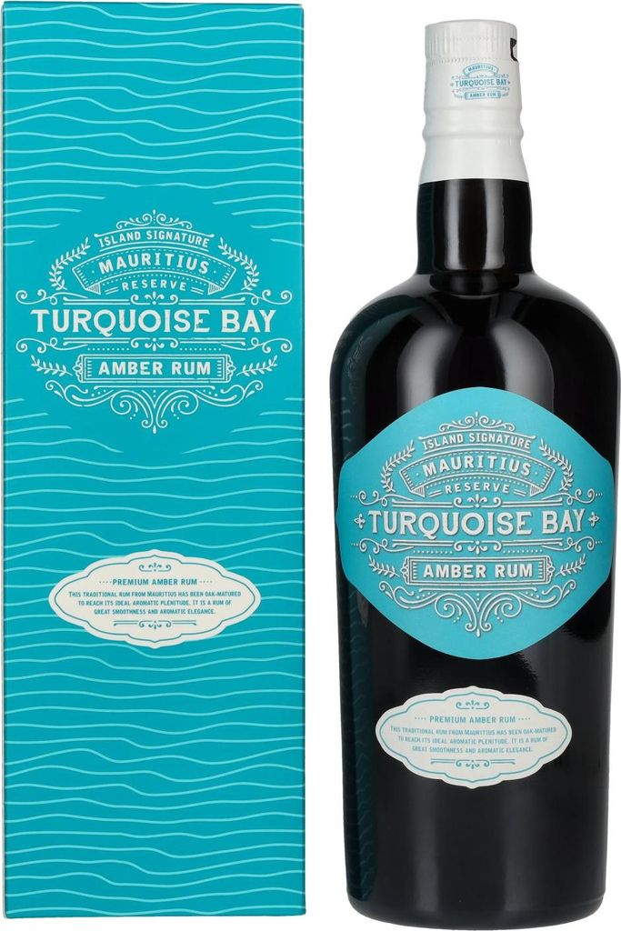 Turquoise Bay Amber Rum Reserve 40% Vol. 0,7l in Geschenkbox