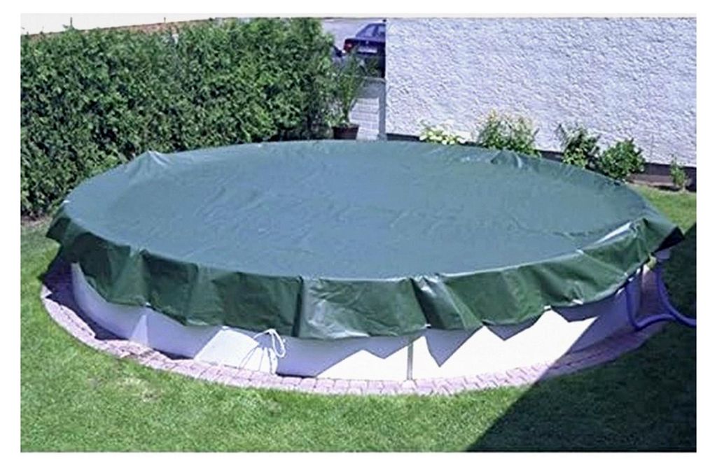 Abdeckplane für Rundbecken ø 3,00/3,20 m 180 g/m² (Planenmaß ø 3,80 m)