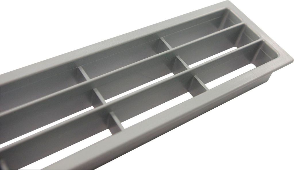 Lüftungsgitter Abluftgitter Möbelbeschlag 458 x 65 mm Produktbild 