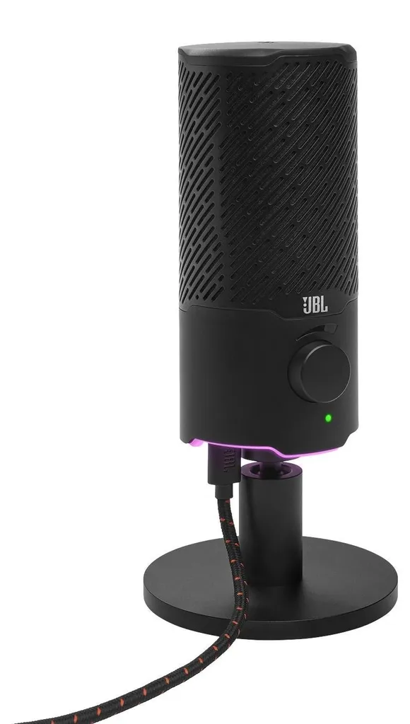 Microphone JBL Quantum Stream noir pour télétravail et visioconférence - 8