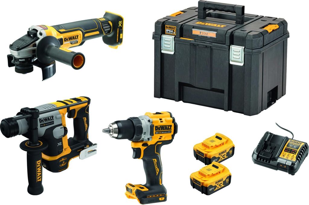 Dewalt DCK355P2T DCK355P2T Set di 3 macchine a batteria Immagine del prodotto 